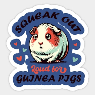 Cute guinea pig Sticker